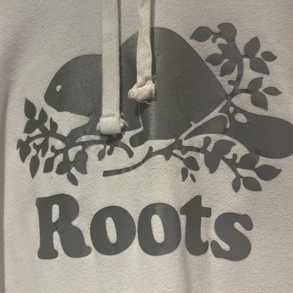 White roots sweatshirt with grey writing - Picture 2 of 3